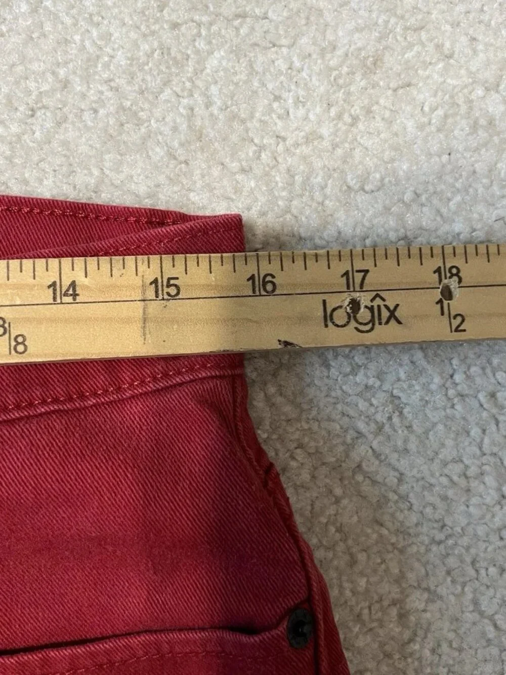 Levi's 511 Red Skinny Jeans Men's 32x32